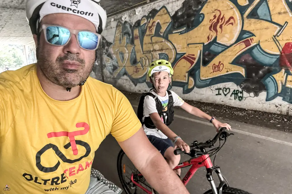 BAM raduno cicloturismo europa bicicletta bike Giambattista tunnel Mantova