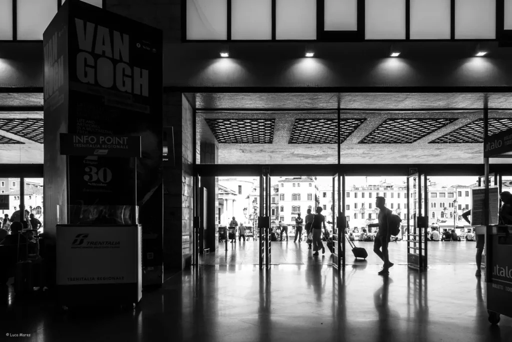 Stazione dei treni Venezia persone