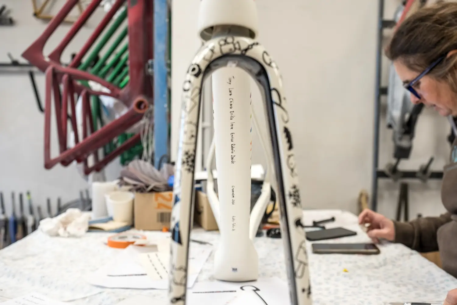 Ridley Falcn RS bike bicicletta strada Tony Spray telaio